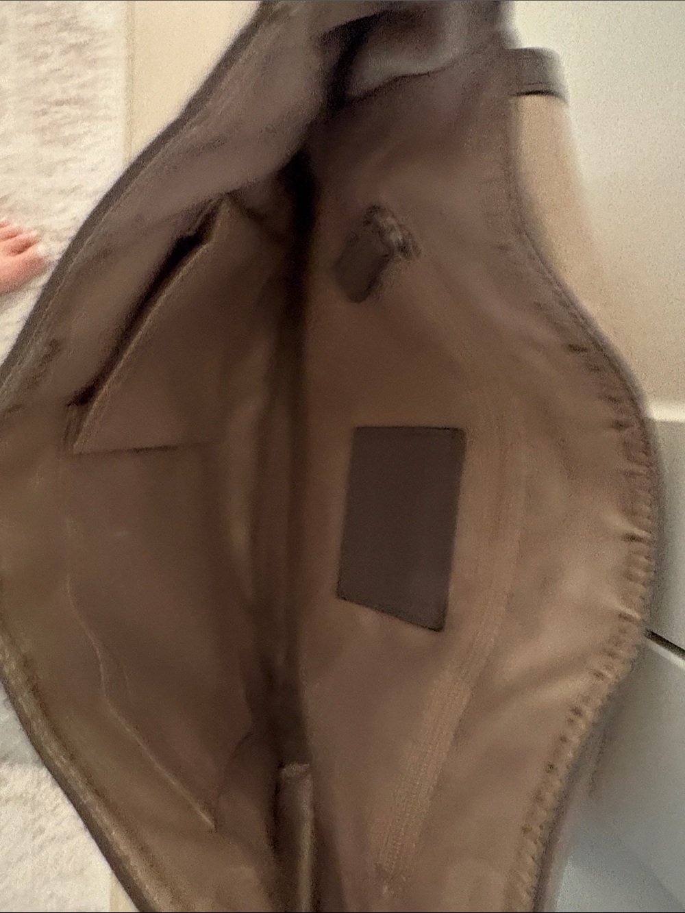 Coach Leather Flap Crossbody in Dusty Mauve - Picture 4 of 8